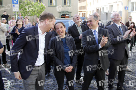 Enthüllung der Graffiti-Kunstwerke von MadC in Görlitz