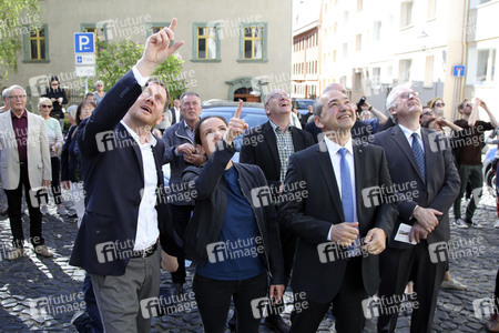 Enthüllung der Graffiti-Kunstwerke von MadC in Görlitz
