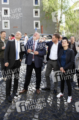 Enthüllung der Graffiti-Kunstwerke von MadC in Görlitz