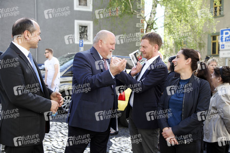 Enthüllung der Graffiti-Kunstwerke von MadC in Görlitz