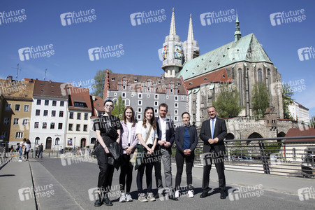 Enthüllung der Graffiti-Kunstwerke von MadC in Görlitz