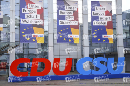 Europawahlkampf-Auftakt von CDU und CSU in Münster