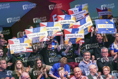 Europawahlkampf-Auftakt von CDU und CSU in Münster