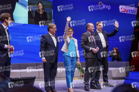 Europawahlkampf-Auftakt von CDU und CSU in Münster