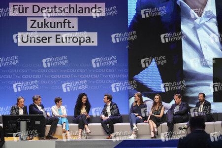 Europawahlkampf-Auftakt von CDU und CSU in Münster