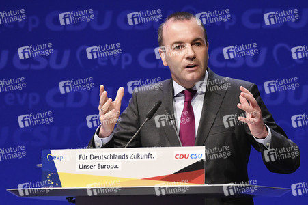 Europawahlkampf-Auftakt von CDU und CSU in Münster
