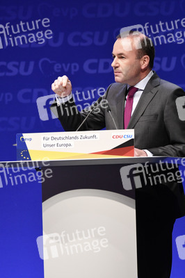 Europawahlkampf-Auftakt von CDU und CSU in Münster