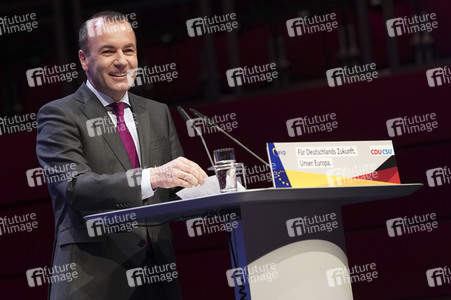 Europawahlkampf-Auftakt von CDU und CSU in Münster