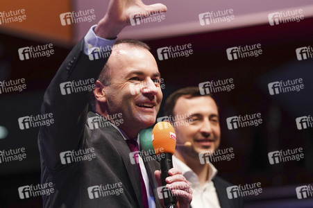 Europawahlkampf-Auftakt von CDU und CSU in Münster