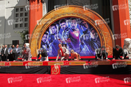 Hand and Footprint Ceremony mit den 'Avengers: Endgame'-Darstellern in Los Angeles