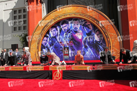 Hand and Footprint Ceremony mit den 'Avengers: Endgame'-Darstellern in Los Angeles