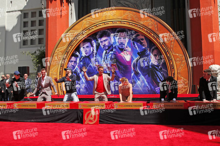 Hand and Footprint Ceremony mit den 'Avengers: Endgame'-Darstellern in Los Angeles