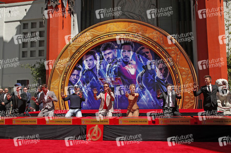 Hand and Footprint Ceremony mit den 'Avengers: Endgame'-Darstellern in Los Angeles