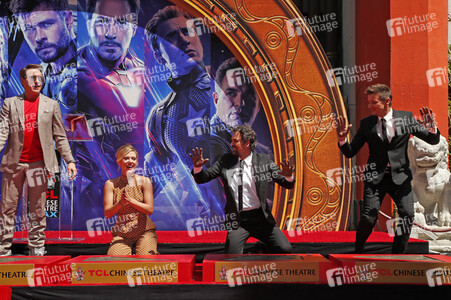 Hand and Footprint Ceremony mit den 'Avengers: Endgame'-Darstellern in Los Angeles