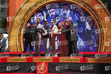 Hand and Footprint Ceremony mit den 'Avengers: Endgame'-Darstellern in Los Angeles