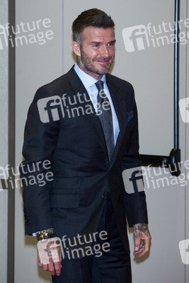 Photocall mit David Beckham in Madrid