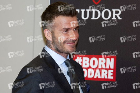 Photocall mit David Beckham in Madrid