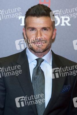 Photocall mit David Beckham in Madrid