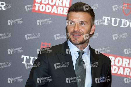 Photocall mit David Beckham in Madrid