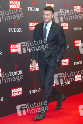 Photocall mit David Beckham in Madrid
