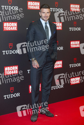 Photocall mit David Beckham in Madrid