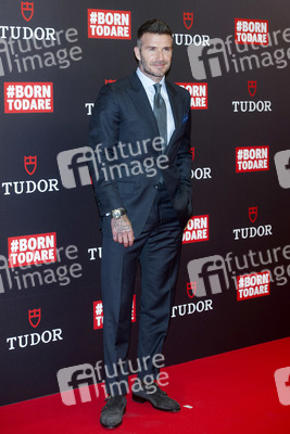 Photocall mit David Beckham in Madrid