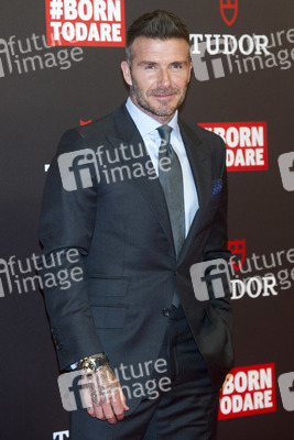Photocall mit David Beckham in Madrid