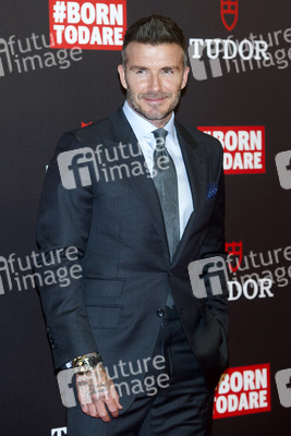 Photocall mit David Beckham in Madrid