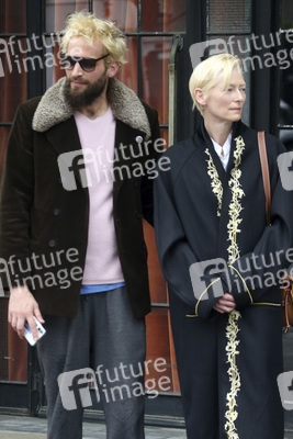 Tilda Swinton und Sandro Kopp in New York