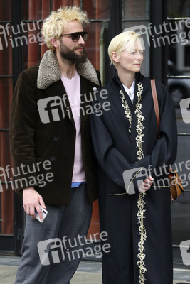 Tilda Swinton und Sandro Kopp in New York