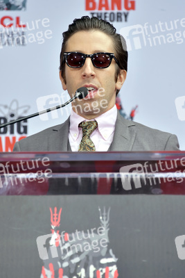 Handprints Ceremony mit dem 'The Big Bang Theory' Cast in Los Angeles