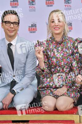 Handprints Ceremony mit dem 'The Big Bang Theory' Cast in Los Angeles