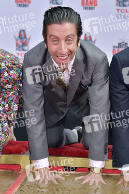 Handprints Ceremony mit dem 'The Big Bang Theory' Cast in Los Angeles