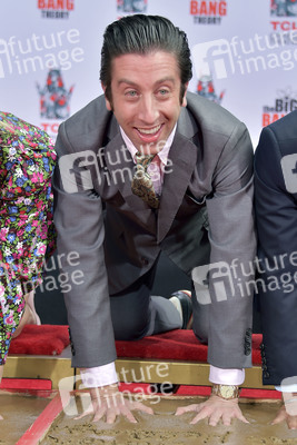 Handprints Ceremony mit dem 'The Big Bang Theory' Cast in Los Angeles