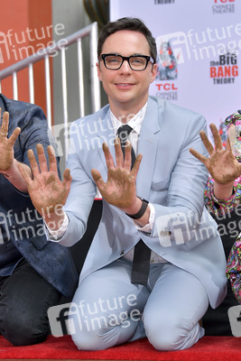Handprints Ceremony mit dem 'The Big Bang Theory' Cast in Los Angeles