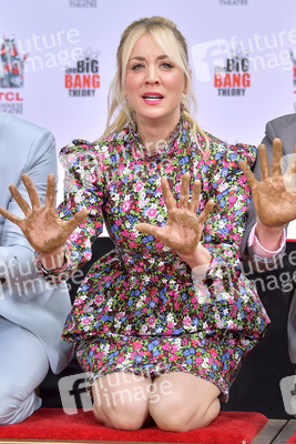 Handprints Ceremony mit dem 'The Big Bang Theory' Cast in Los Angeles