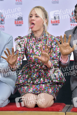 Handprints Ceremony mit dem 'The Big Bang Theory' Cast in Los Angeles
