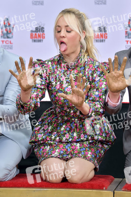 Handprints Ceremony mit dem 'The Big Bang Theory' Cast in Los Angeles