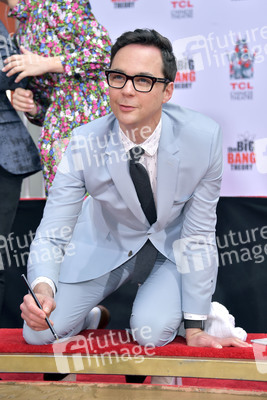 Handprints Ceremony mit dem 'The Big Bang Theory' Cast in Los Angeles