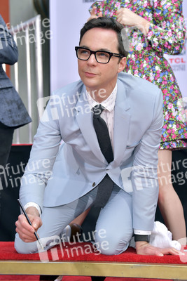 Handprints Ceremony mit dem 'The Big Bang Theory' Cast in Los Angeles