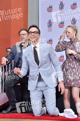 Handprints Ceremony mit dem 'The Big Bang Theory' Cast in Los Angeles