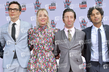 Handprints Ceremony mit dem 'The Big Bang Theory' Cast in Los Angeles