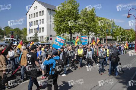 AfD Demo und Gegendemo in Erfurt