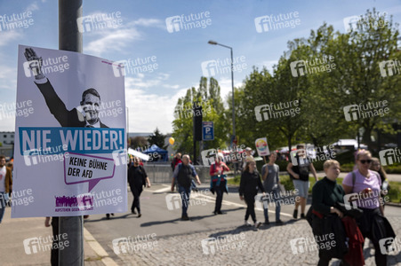 AfD Demo und Gegendemo in Erfurt