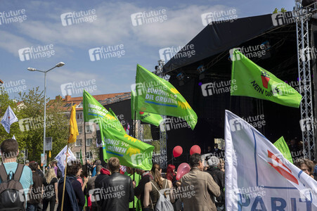 AfD Demo und Gegendemo in Erfurt