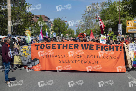 AfD Demo und Gegendemo in Erfurt