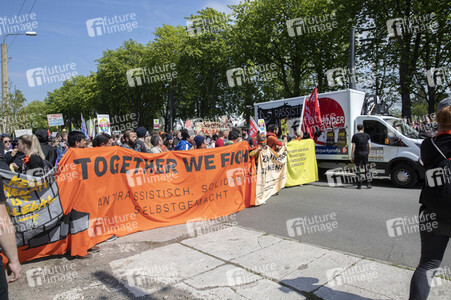 AfD Demo und Gegendemo in Erfurt