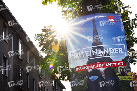Symbolfoto Europawahl-Plakat