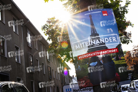 Symbolfoto Europawahl-Plakat