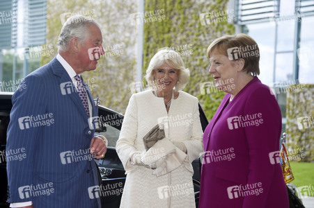 Prinz Charles und Camilla im Bundeskanzleramt in Berlin